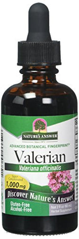 Nature's Answer Valerian Valeriana Officinalis 1000 Mg Alcohol Free-2 Oz