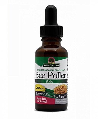 Nature's Answer Bee Pollen Grains 200 Mg Low Alcohol-1 Oz