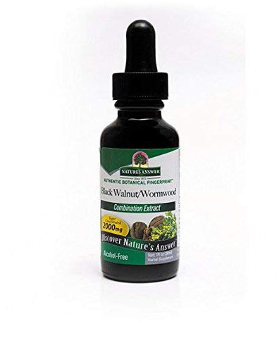 Nature's Answer Black Walnut & Wormwood 2000 Mg-1 Oz