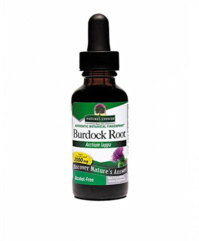 Nature's Answer Burdock Arctium Lappa 2000 Mg-1 Oz