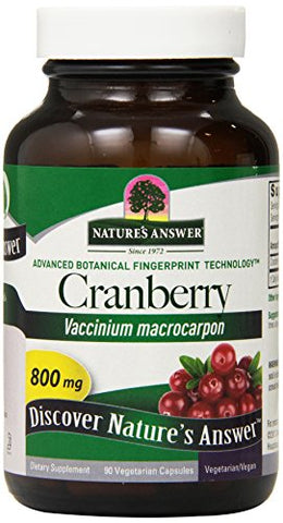 Nature's Answer Cranberry 800 Mg-90 Vegetarian Capsules