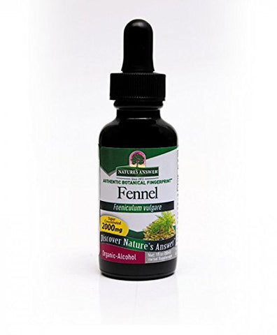 Nature's Answer Fennel Foeniculum Vulgare 2000 Mg Low Alcohol-1 Oz