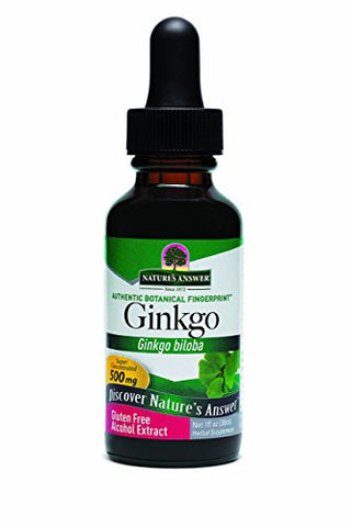 Nature's Answer Ginkgo Biloba 500 Mg Low Alcohol-1 Oz