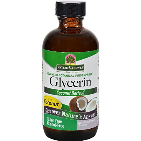 Nature's Answer Glycerin From Coconut-4 Oz