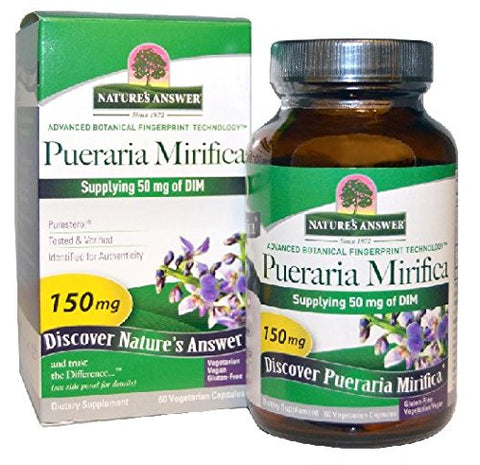 Nature's Answer Pueraria Mirifica 150 Mg-60 Vegetarian Capsules