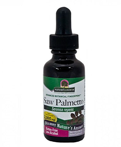 Nature's Answer Saw Palmetto Serenoa Repens Low Alcohol 2000 Mg-1 Oz