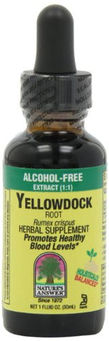 Nature's Answer Yellow Dock Rumex Crispus 2000 Mg -1 Oz