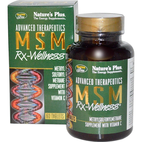 Natures Plus Advanced Therapeutics MSM-60 Tablets