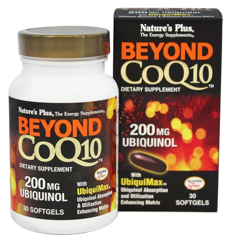 Natures Plus Beyond CoQ10 200 Mg Ubiquinol With UbiquiMax-30 Softgels