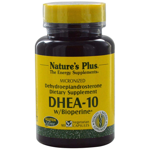 Natures Plus DHEA-10 With Bioperine-90 Vegetarian Capsules