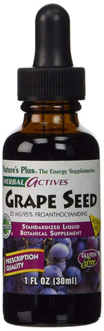 Natures Plus Grape Seed 25 Mg Standardized Liquid-1 Oz