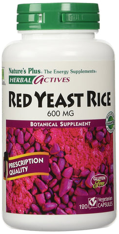 Natures Plus Red Yeast Rice 600 Mg-120 Vegetarian Capsules