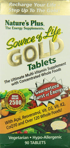 Natures Plus Source Of Life Gold Multivitamin-90 Tablets
