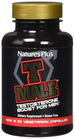Natures Plus T-Male Testosterone Boost For Men-60 Capsules