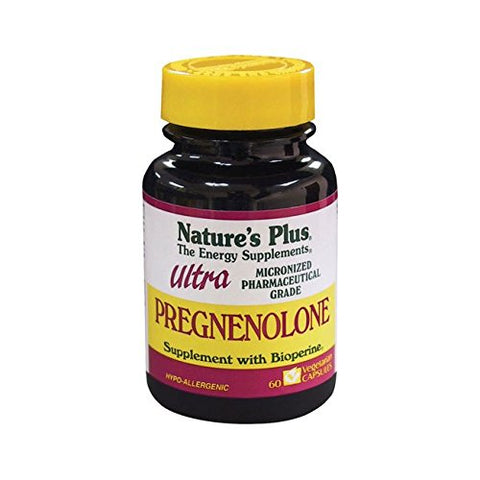 Natures Plus Ultra Pregnenolone With Bioperine-60 Vegetarian Capsules
