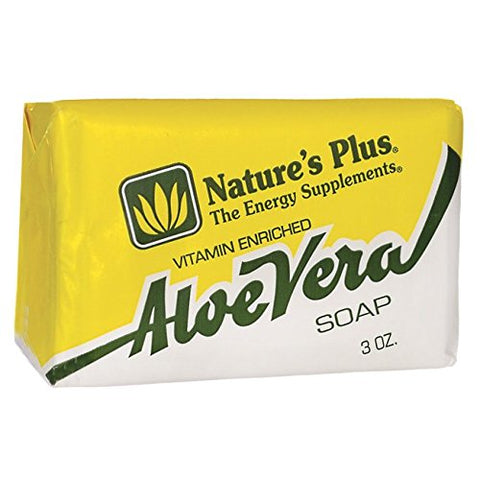 Natures Plus Aloe Vera Soap Vitamin Enriched-3 Oz