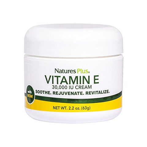 Natures Plus Vitamin E 30,000 IU Cream-2.2 Oz