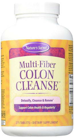 Nature's Secret Multi-Fiber Colon Cleanse-275 Tablets