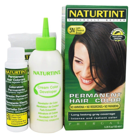 Naturtint 5N Light Chestnut Brown Permanent Hair Color-5.28 Oz