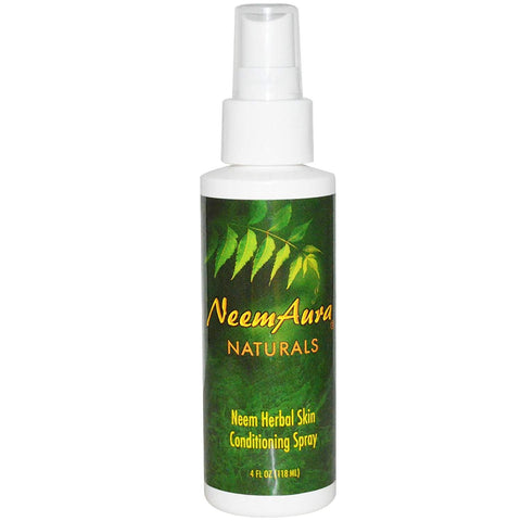Neem Aura Naturals Neem Herbal Skin Conditioning Spray-4 Oz