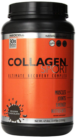 Neo Cell Collagen Sport Ultimate Recovery Complex Belgian Chocolate Flavor-2.97 Lbs