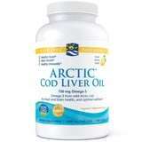 Nordic Naturals Arctic Cod Liver Oil 750 Mg Omega-3 Lemon Flavor-180 Softgels