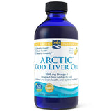 Nordic Naturals Arctic Cod Liver Oil Omega-3 1060 Mg Lemon Flavor-8 Oz