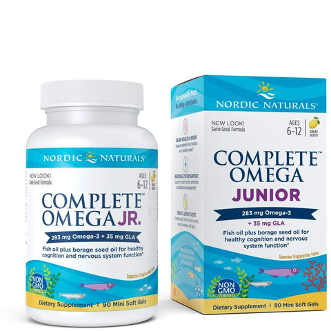 Nordic Naturals Complete Omega Junior Lemon Flavor-90 Softgels
