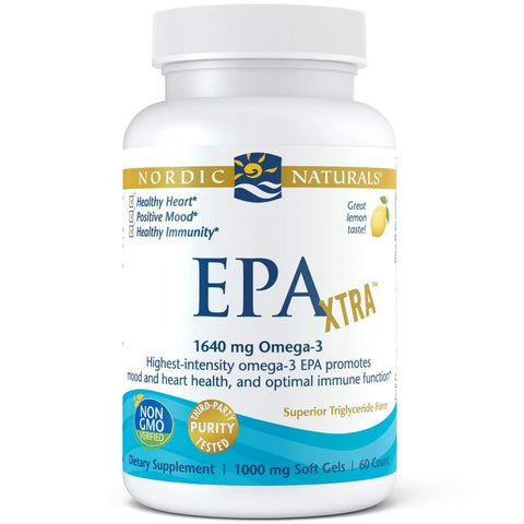 Nordic Naturals EPA Xtra 1640 Mg Omega-3 Lemon Flavor-60 Softgels