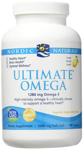 Nordic Naturals Ultimate Omega 1280 Mg Omega-3-180 Softgels