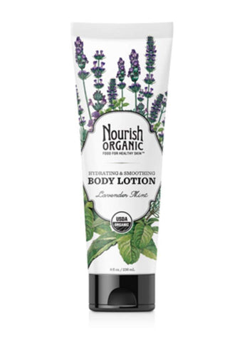 Nourish Organic Body Lotion Lavender Mint-8 Oz