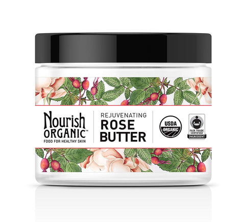 Nourish Organic Rejuvenating Rose Butter-5.2 Oz