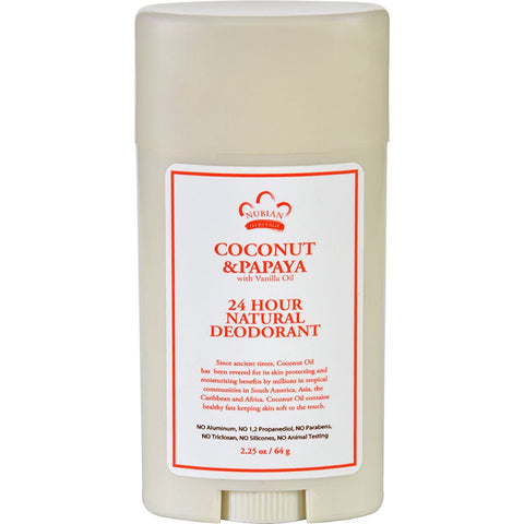 Nubian Heritage Coconut & Papaya Deodorant-2.25 Oz