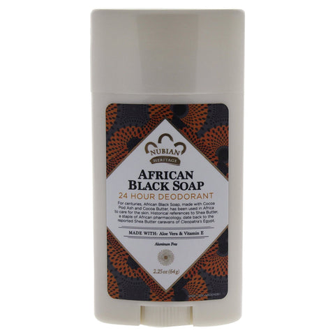 Nubian Heritage African Black Soap Deodorant-2.25 Oz