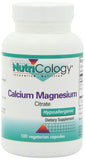 Nutri Cology Calcium Magnesium Citrate-100 Vegetarian Capsules