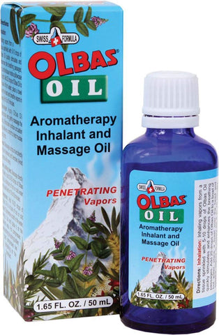Olbas Aromatherapy Inhalant & Massage Oil-1.65 Oz