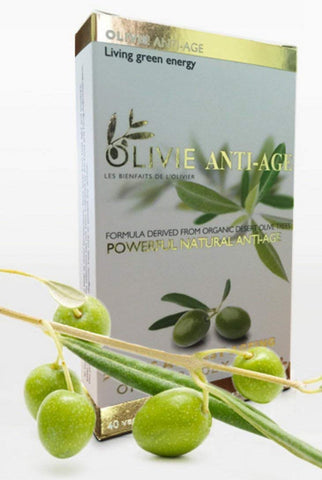 Olivie Anti-Age Formula From Organic Desert Olive Trees 500 Mg-40 Vegetal Capsules