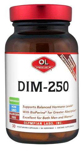 Olympian Labs Dim-250 Pharmaceutical Grade-60 Vegetarian Capsules