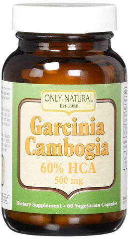 Only Natural Garcinia Cambogia 500 Mg-60 Vegetarian Capsules