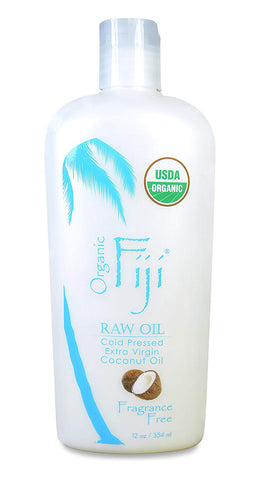 Fiji Organic Raw Coconut Oil Cold Pressed-12 Oz