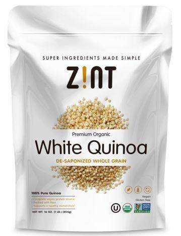 Zint Raw Organic Vegan White Quinoa Protein - 1 Pound