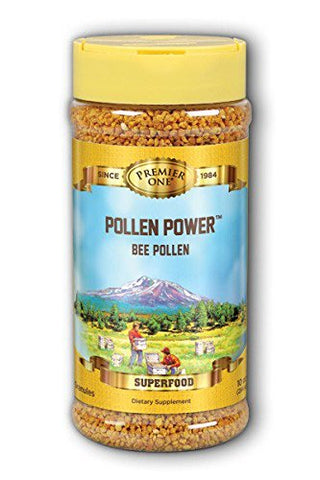 Premier One Pollen Power Bee Pollen Super Food Granules-10 Oz