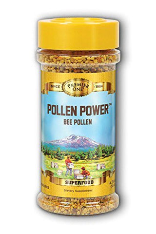 Premier One Pollen Power Bee Pollen Super Food Granules-4.75 Oz