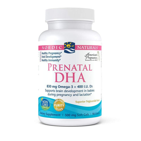 Nordic Naturals Prenatal DHA 500 Mg Unflavored-90 Softgels