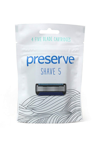 Preserve Shave 5-4 Five Blade Cartridges