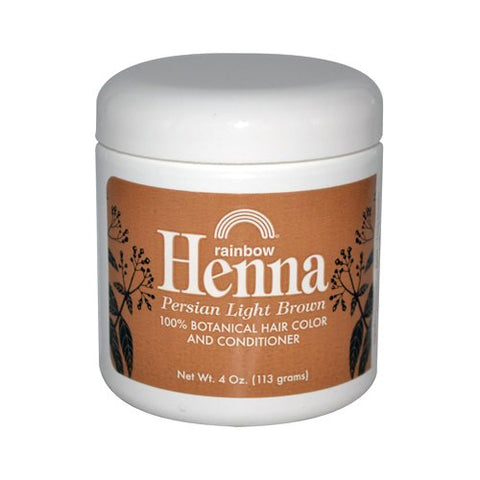Rainbow Henna Hair Color & Conditioner Light Brown-4 Oz