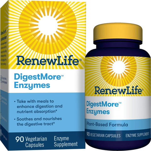 Renew Life Digest More Enzymes-90 Vegetarian Capsules