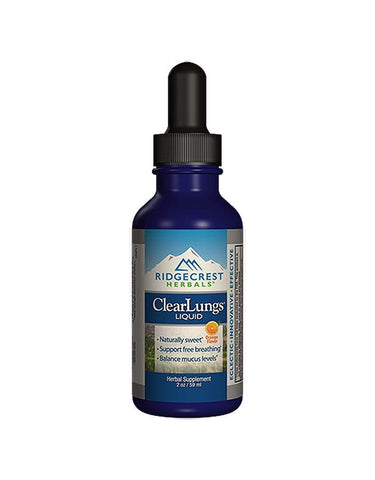 Ridgecrest Herbals Clear Lungs Liquid Orange Flavor-2 Oz