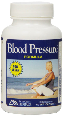 Ridgecrest Herbals Blood Pressure Fomula-60 Vegan Capsules