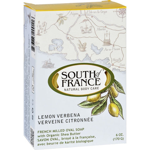 South Of France Lemon Verbena French Milled Oval Soap-6 Oz